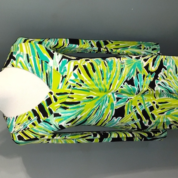 Lilly Pulitzer long sleeve Westerly Greens With Envy Dress XS - Picture 2 of 11